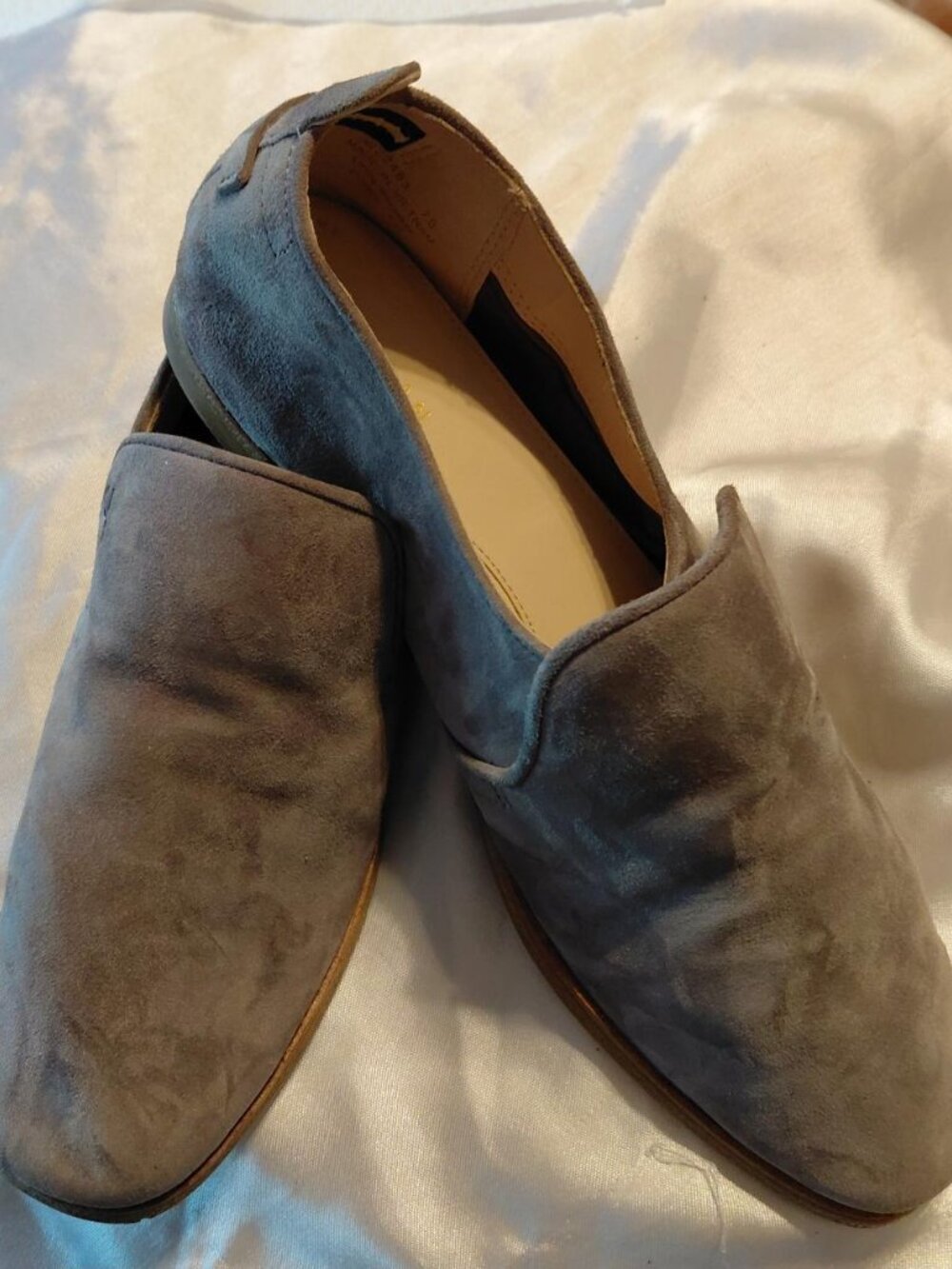 Cole Haan Tacoma Gray Suede Water Resistant Slip On
